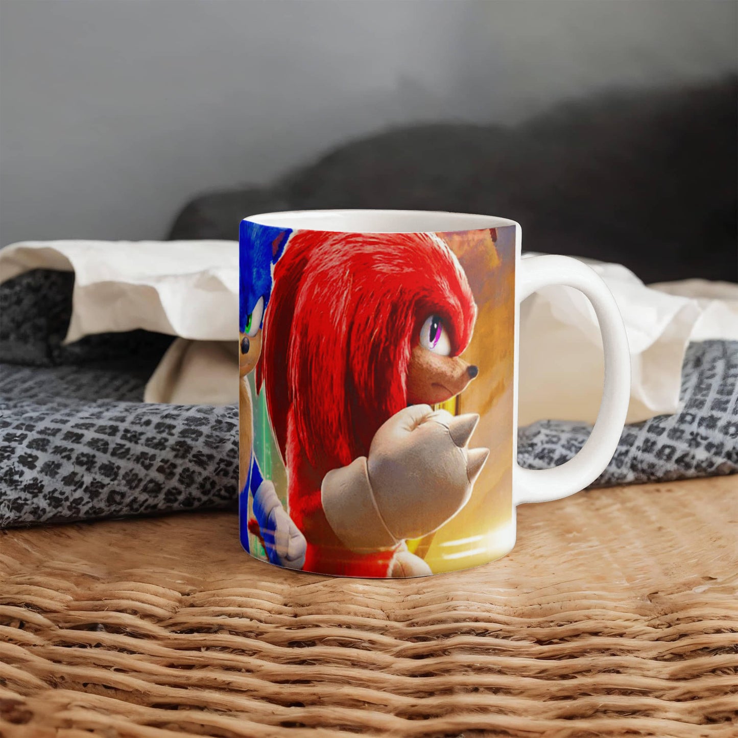 Ceramic cup cartoons Sonik