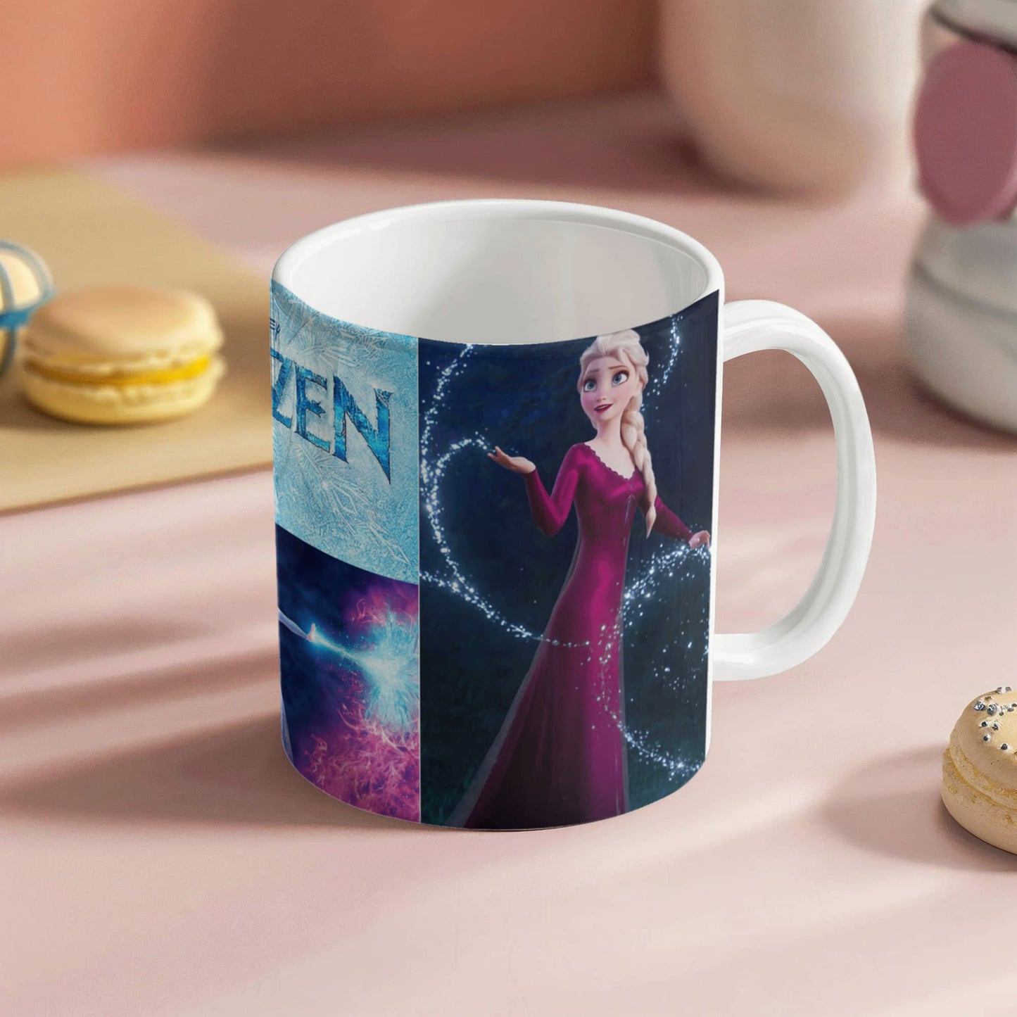 Ceramic cup cartoons Frozen