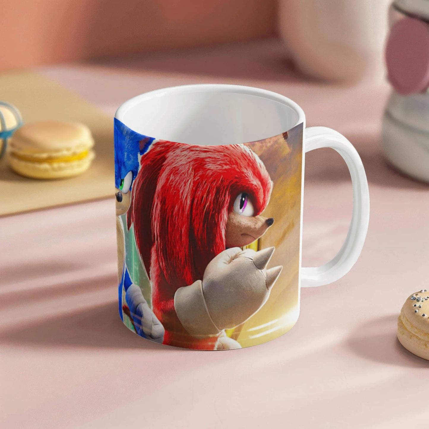 Ceramic cup cartoons Sonik