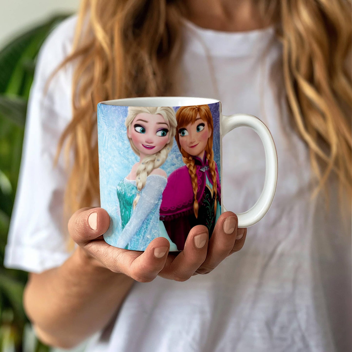 Ceramic cup cartoons Frozen