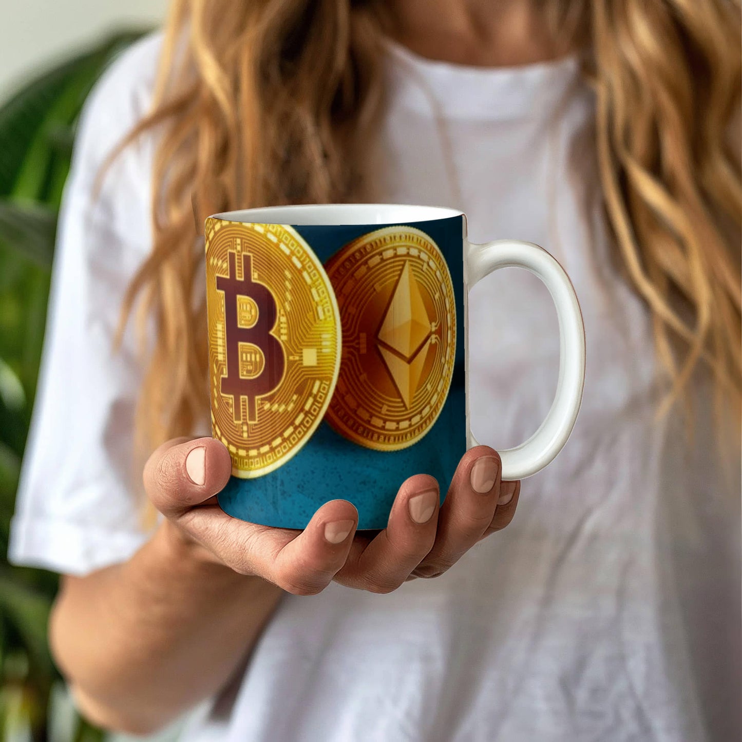 Ceramic cup Cryptocurrency