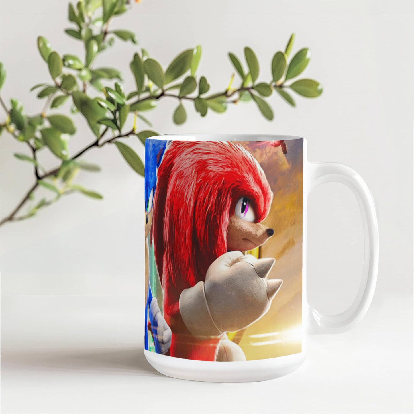 Ceramic cup cartoons Sonik