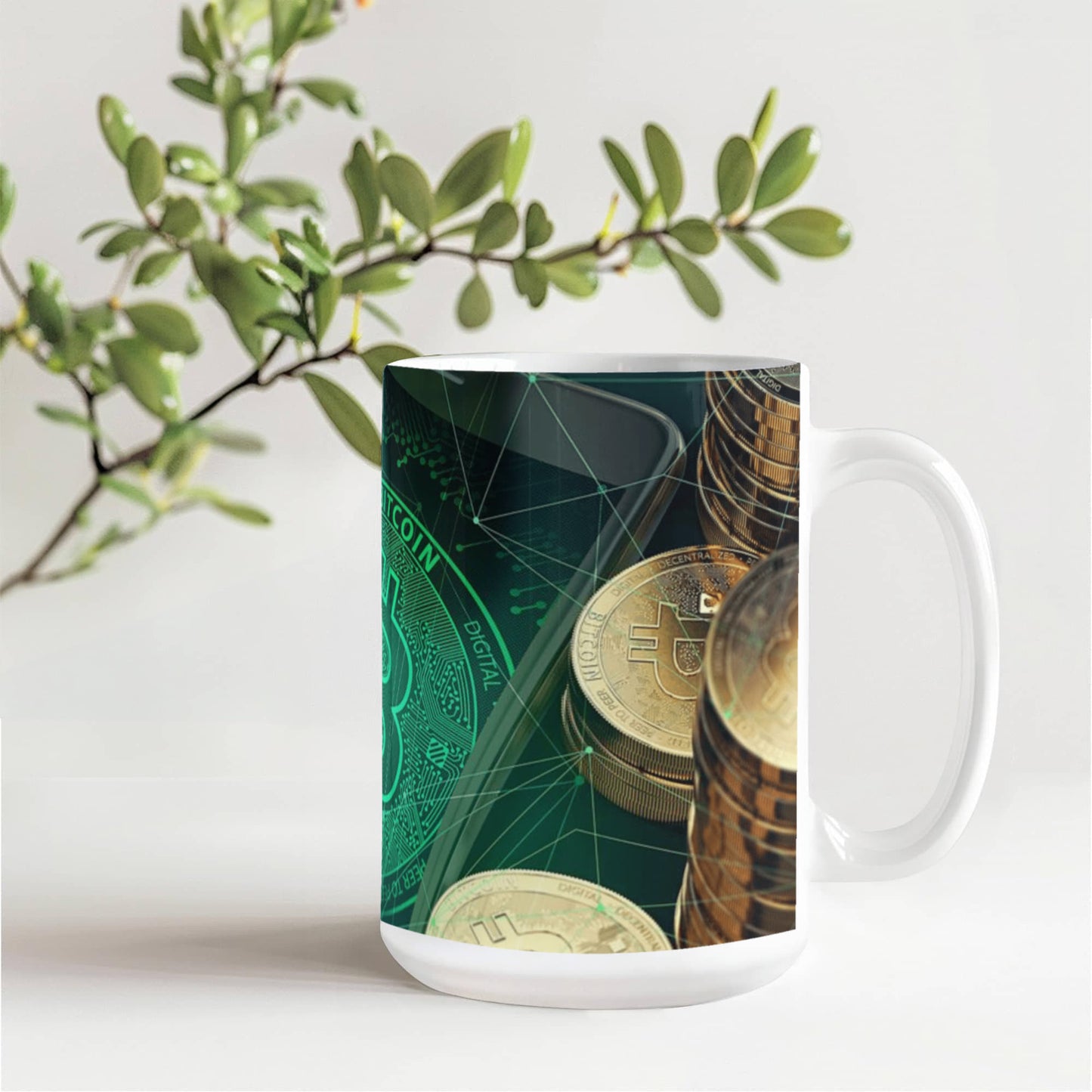 Ceramic cup Cryptocurrency