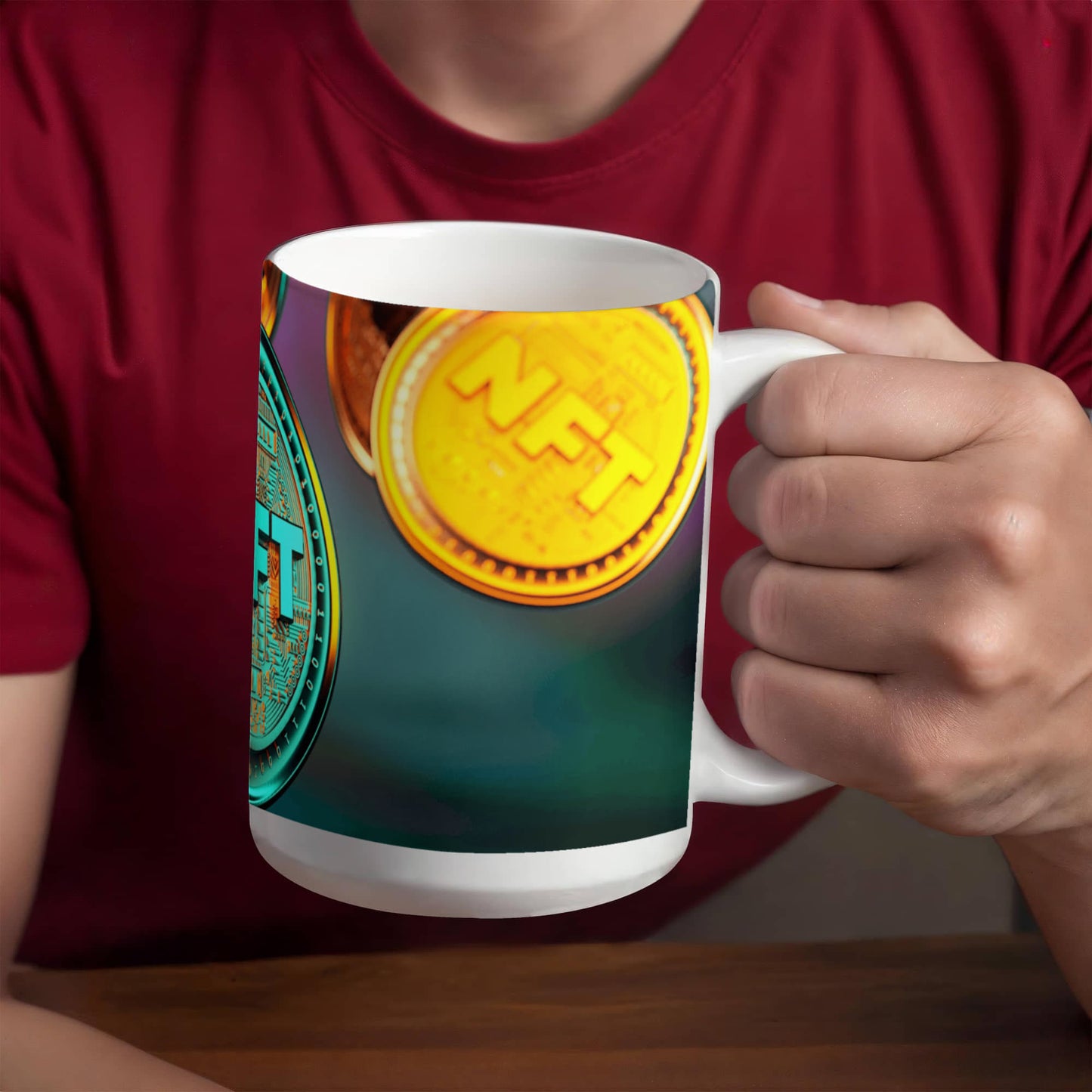 Ceramic cup Cryptocurrency