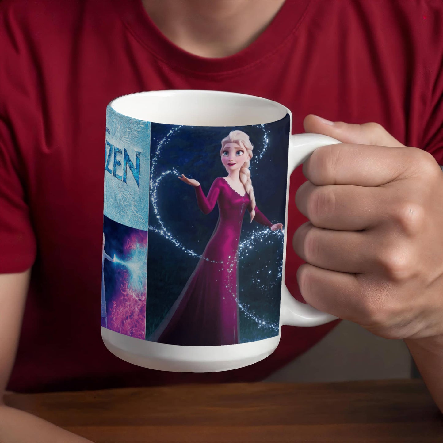 Ceramic cup cartoons Frozen