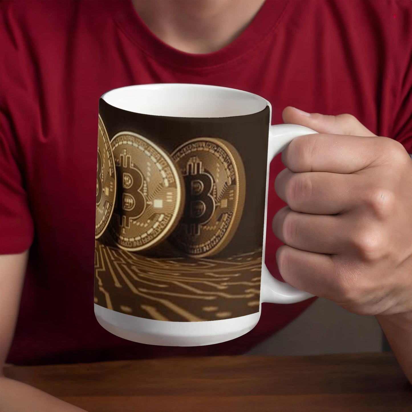 Ceramic cup Cryptocurrency