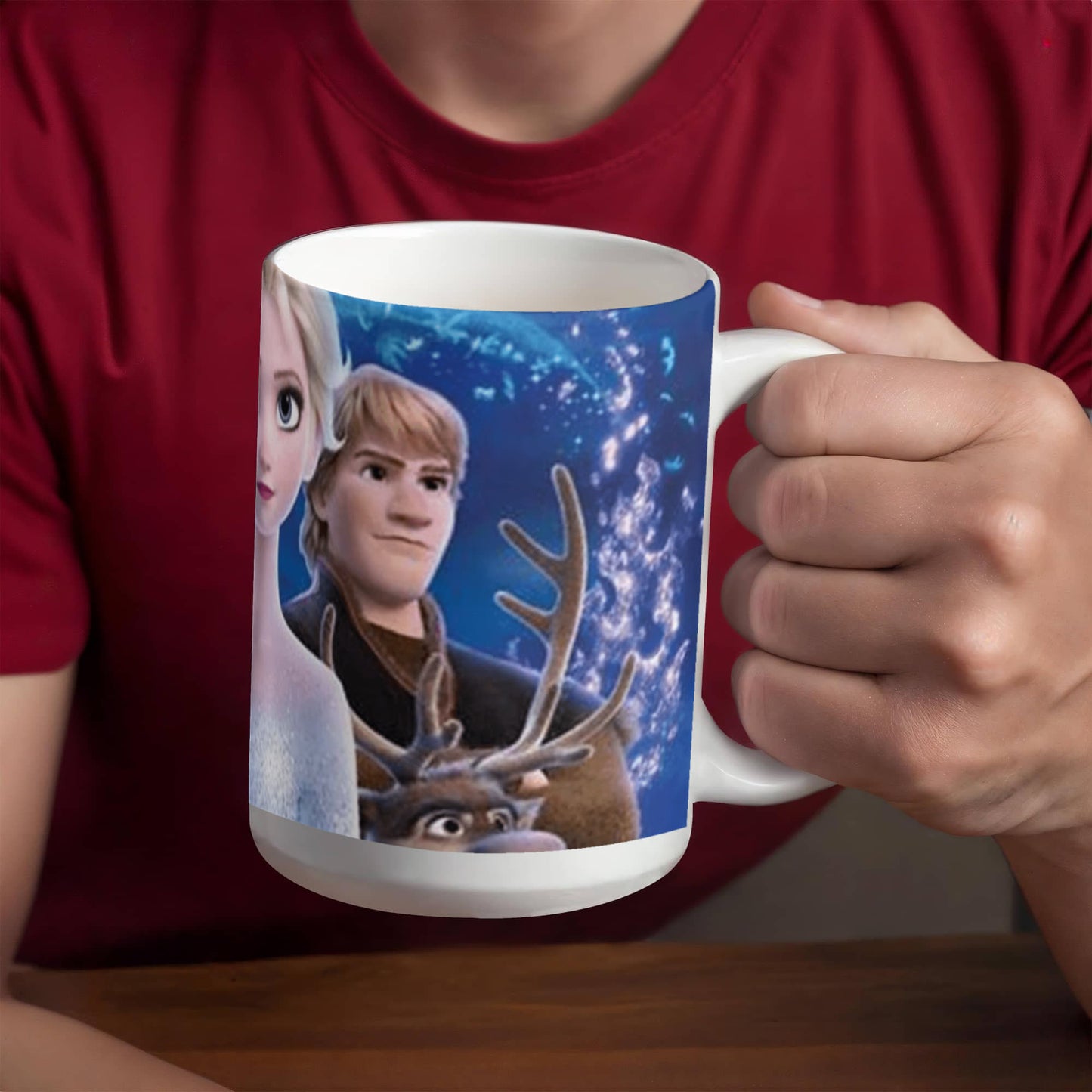 Ceramic cup cartoons Frozen