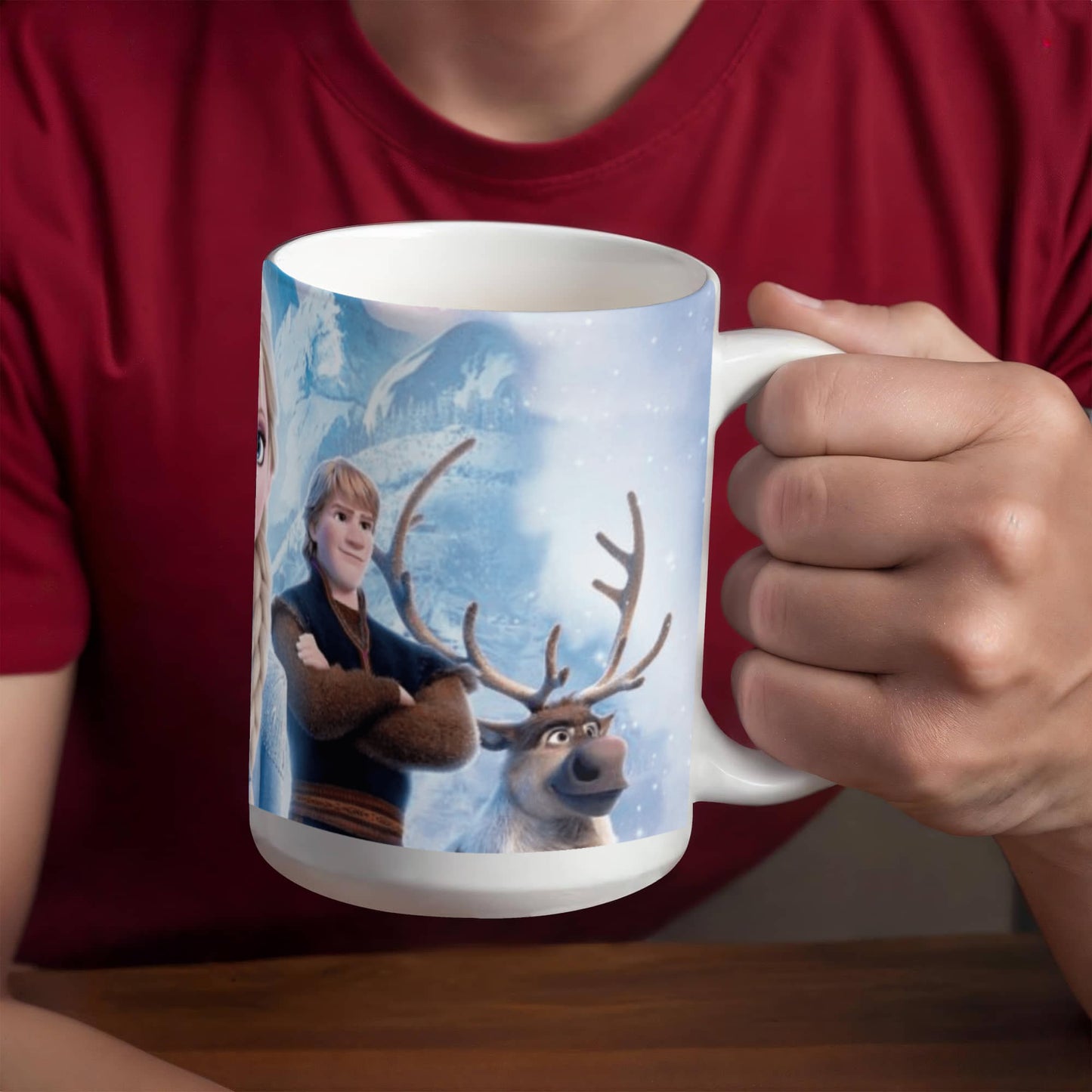 Ceramic cup cartoons Frozen