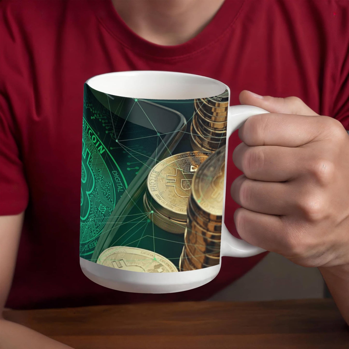 Ceramic cup Cryptocurrency