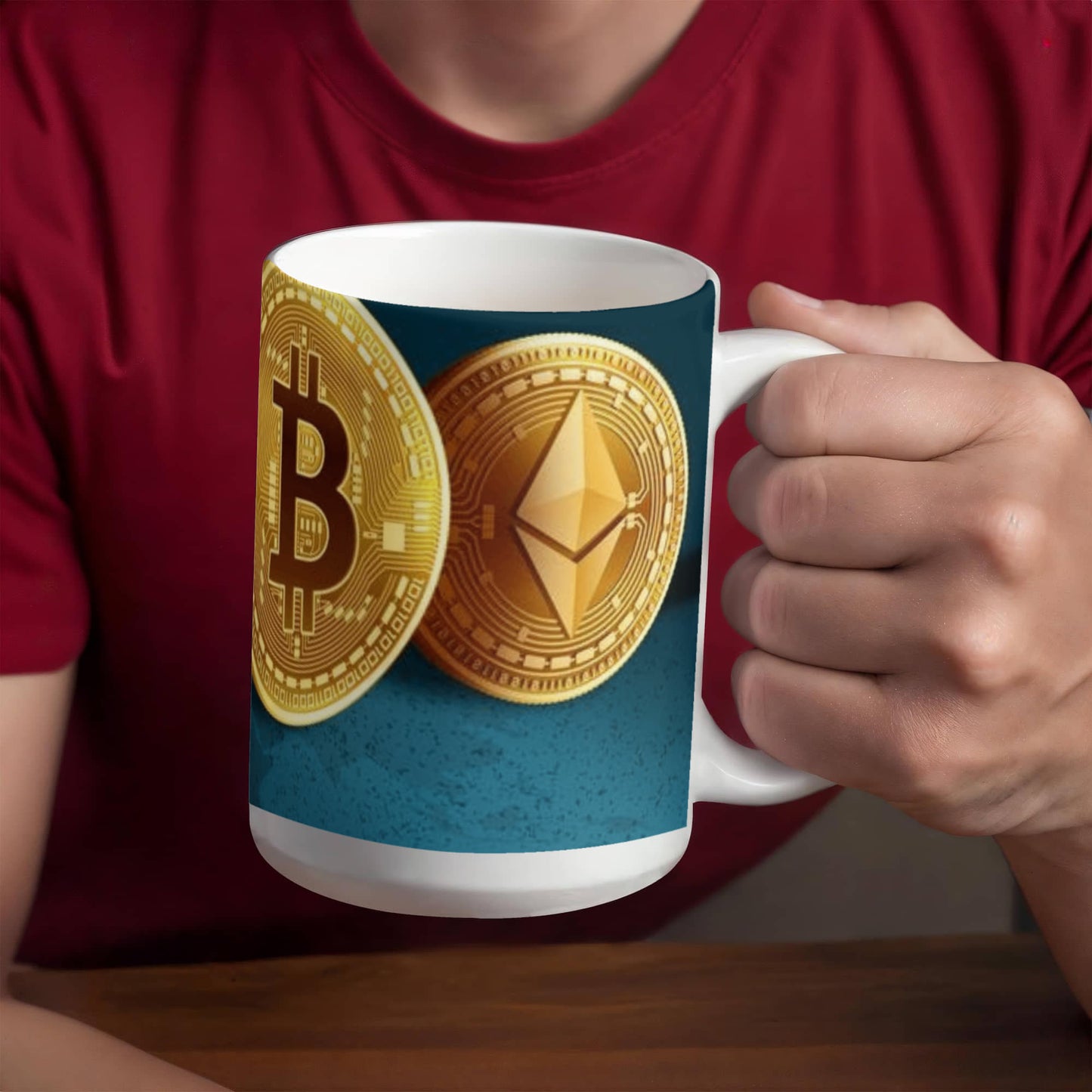 Ceramic cup Cryptocurrency