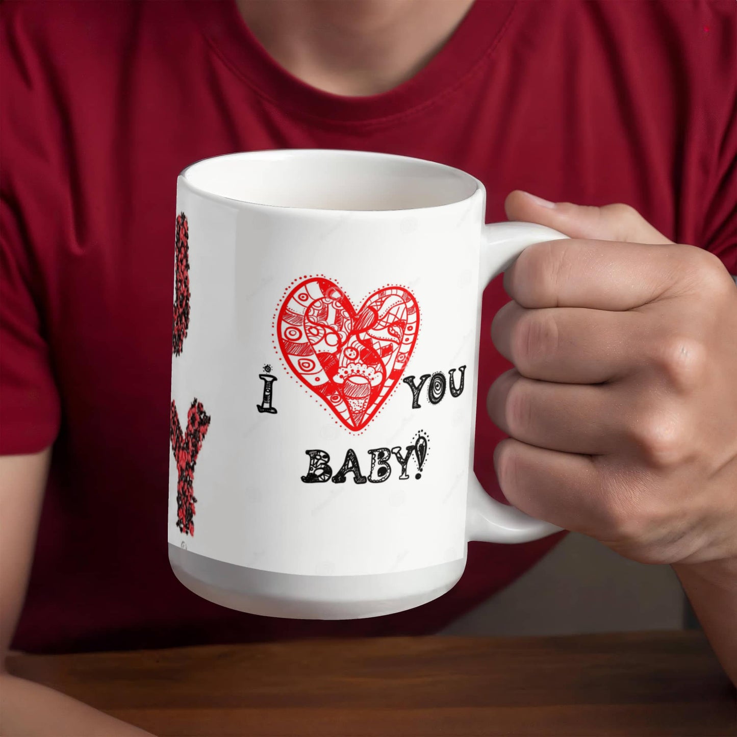 Ceramic cup for your beloved