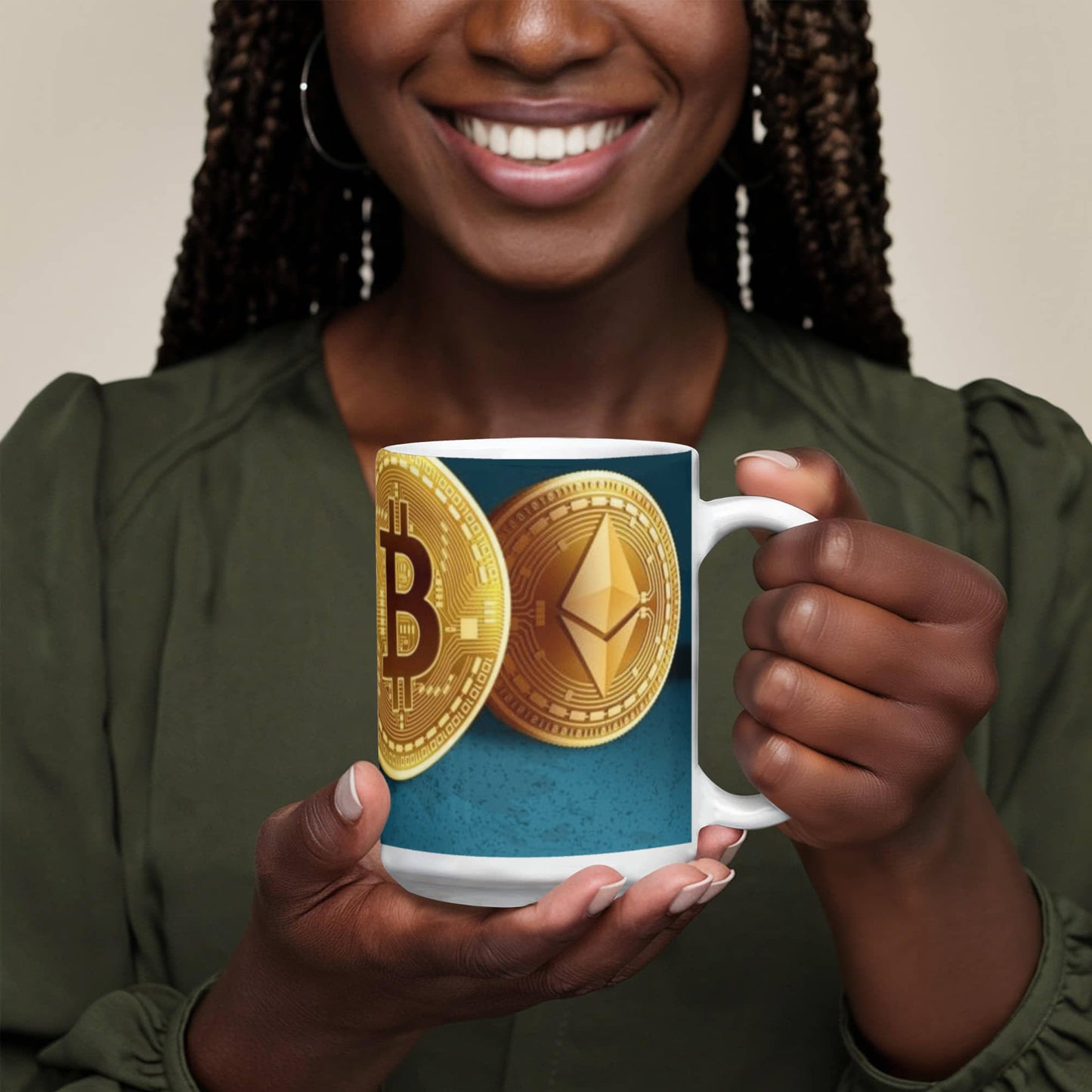 Ceramic cup Cryptocurrency