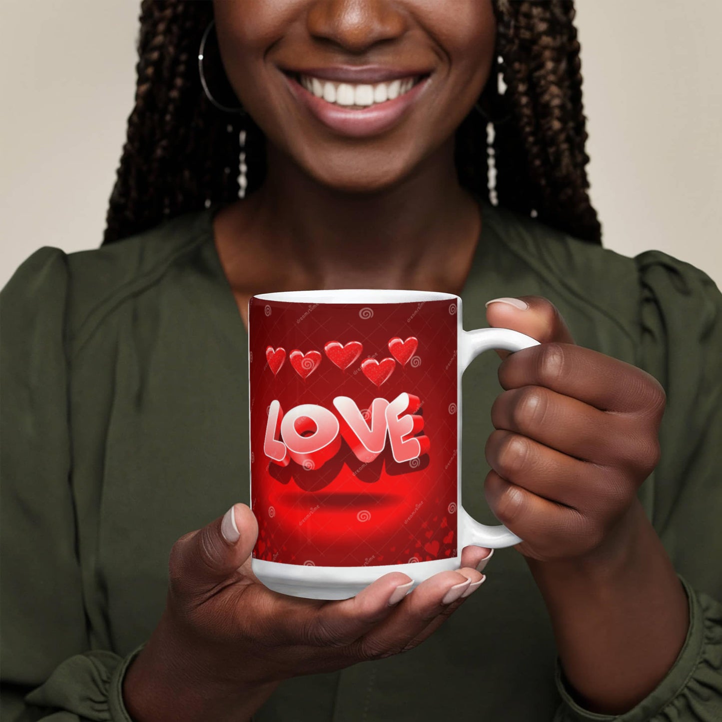 Ceramic cup for your beloved