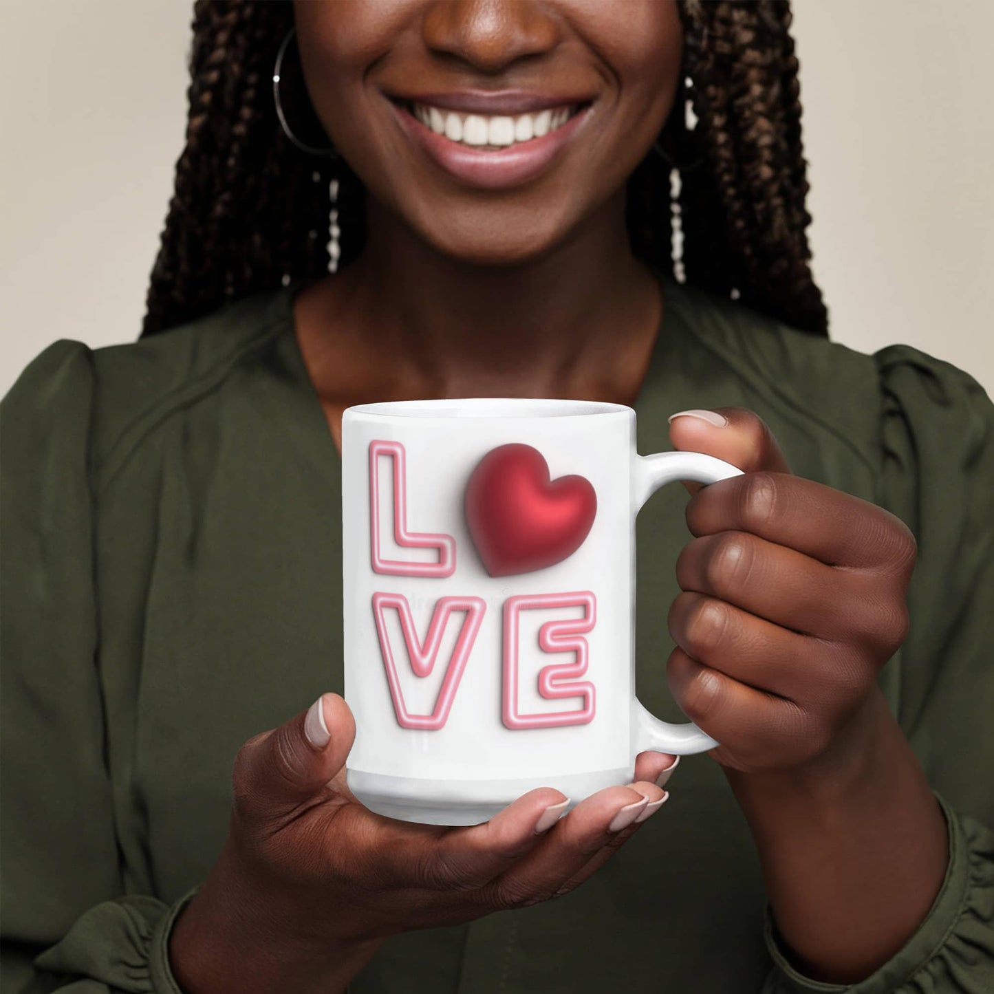 Ceramic cup for your beloved