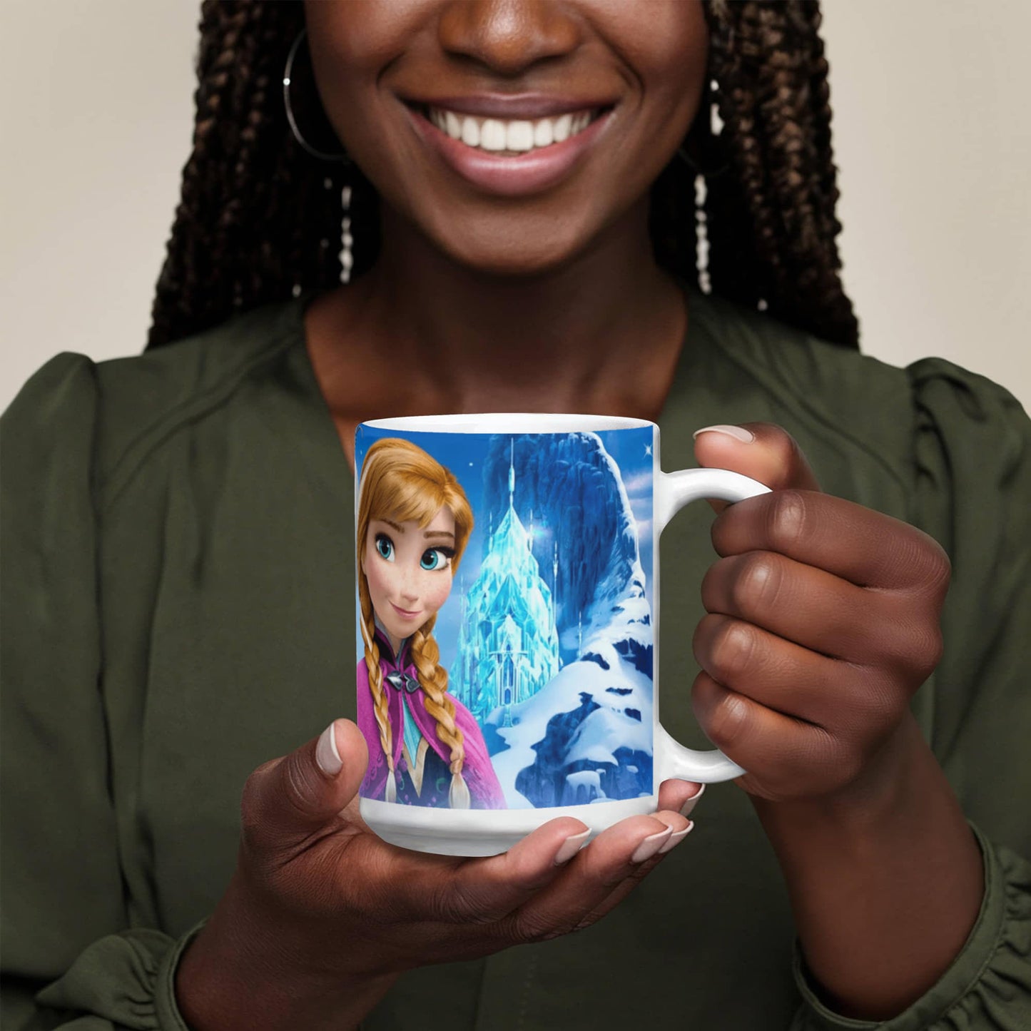 Ceramic cup cartoons Frozen