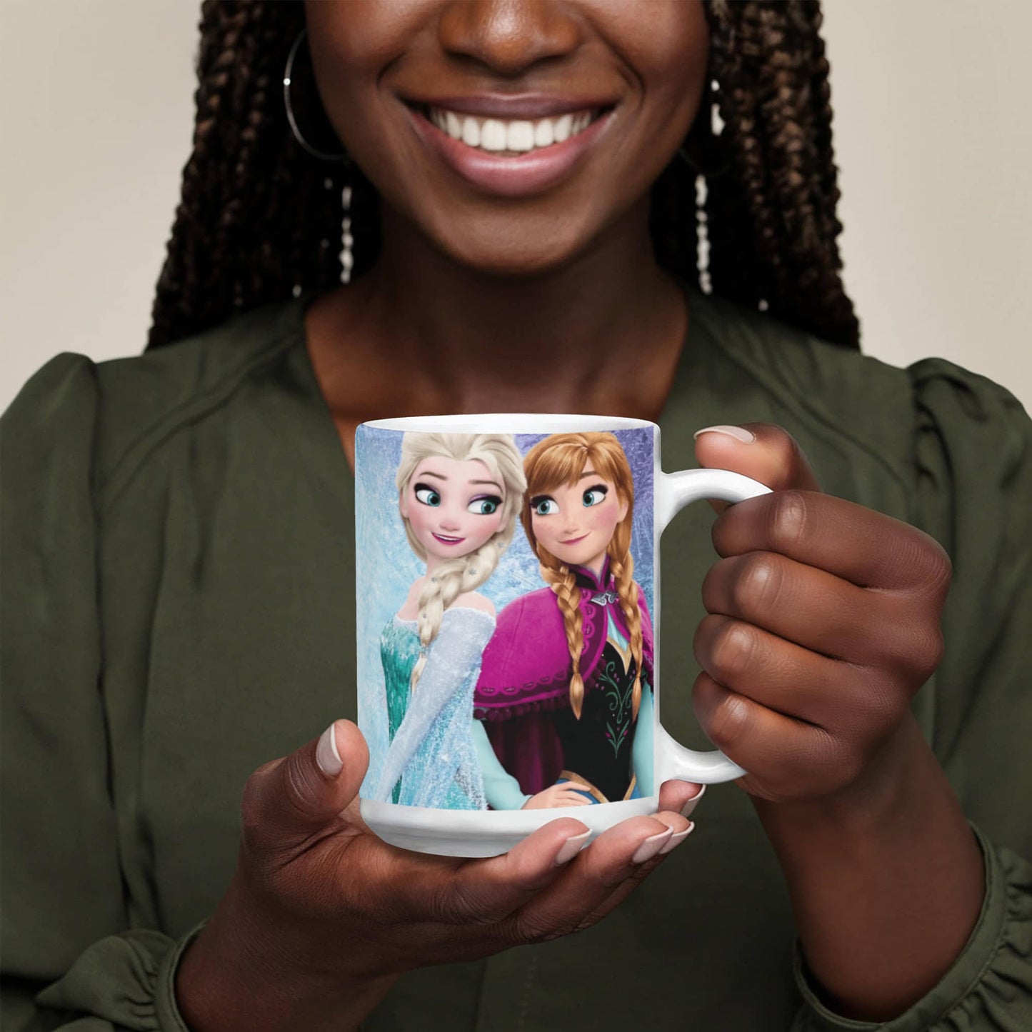 Ceramic cup cartoons Frozen