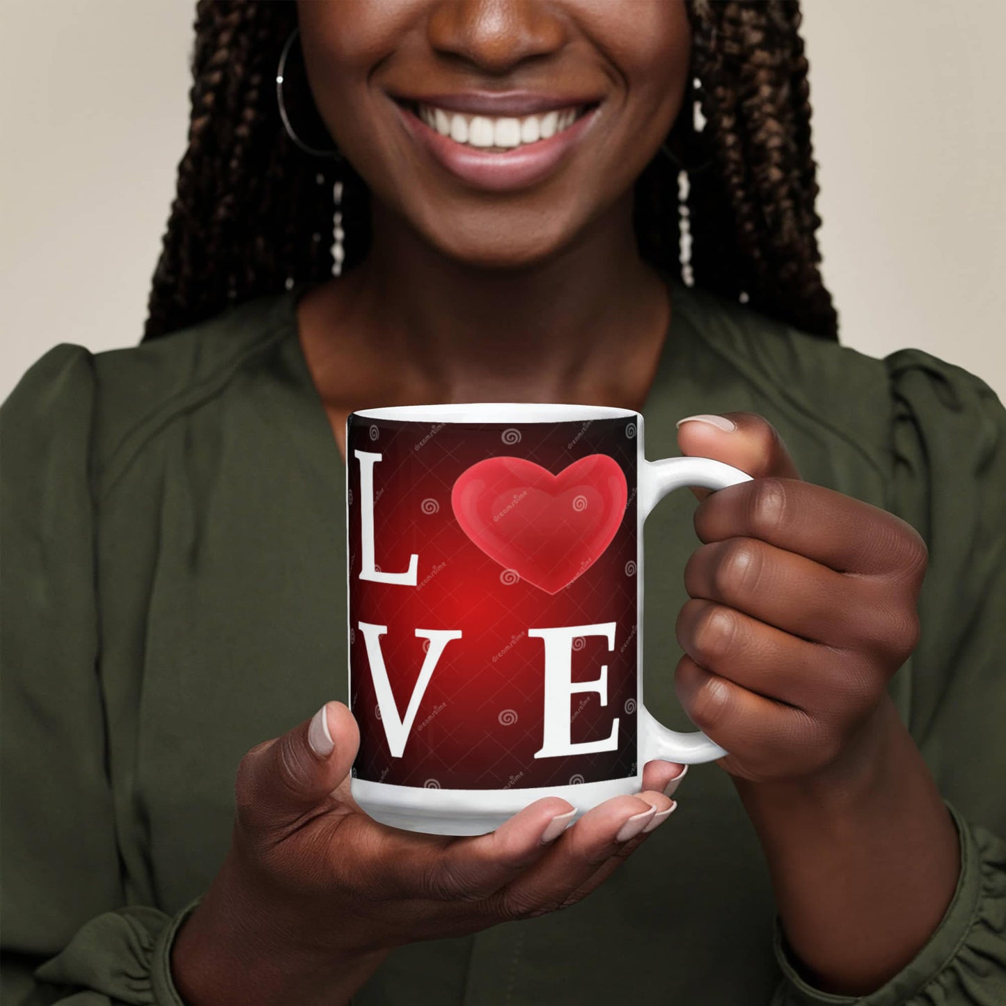 Ceramic cup for your beloved